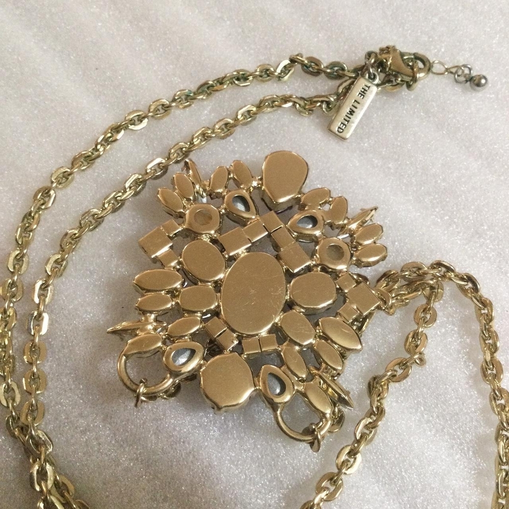 The Limited Rhinestone Necklace - Picture 2 of 4